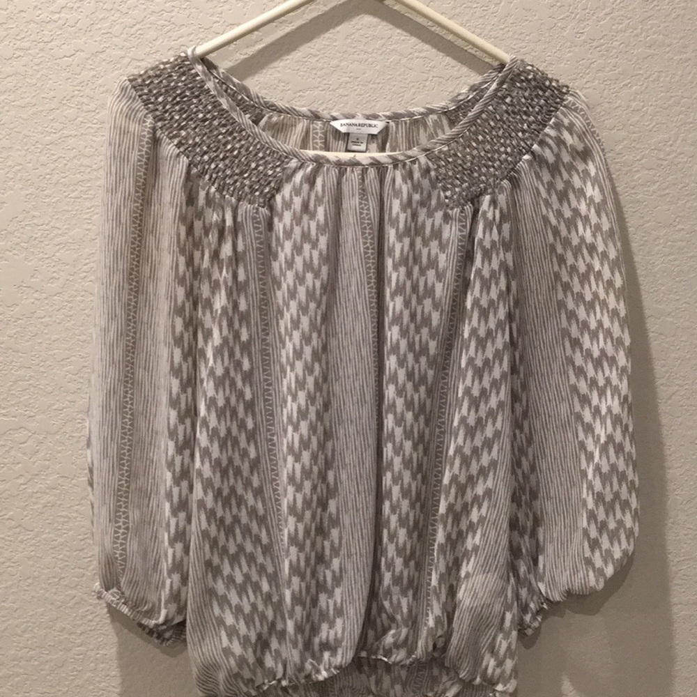 Banana Republic Peasant Top